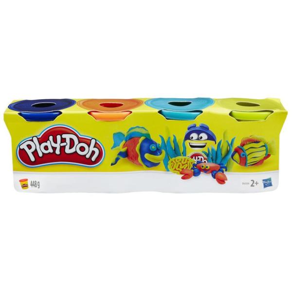 Play-Doh 4'lü Hamur - Parlak Renkler