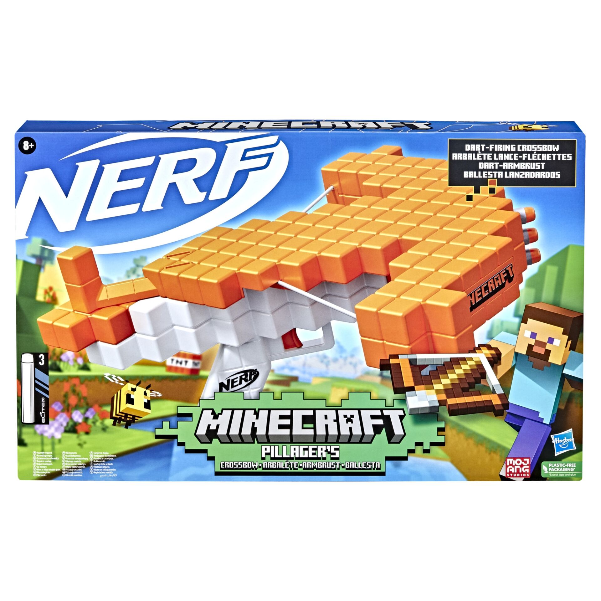 Nerf Minecraft Pillager Yaylı Dart Tabancası