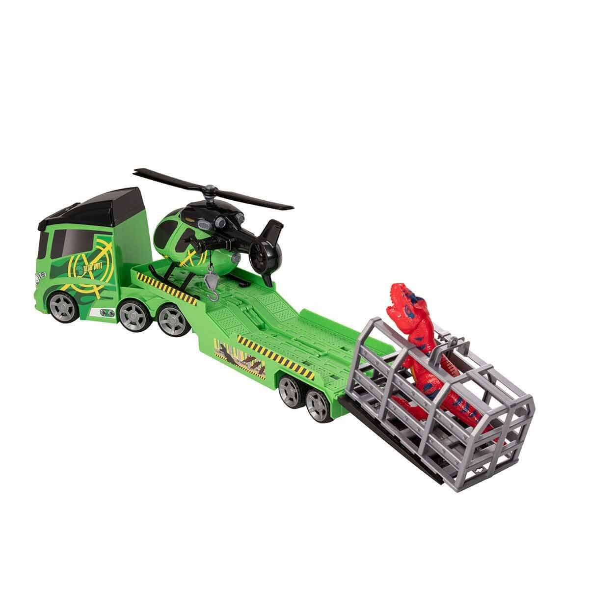 Teamsterz Mighty Dino Hunt Transporter Sesli ve Işıklı