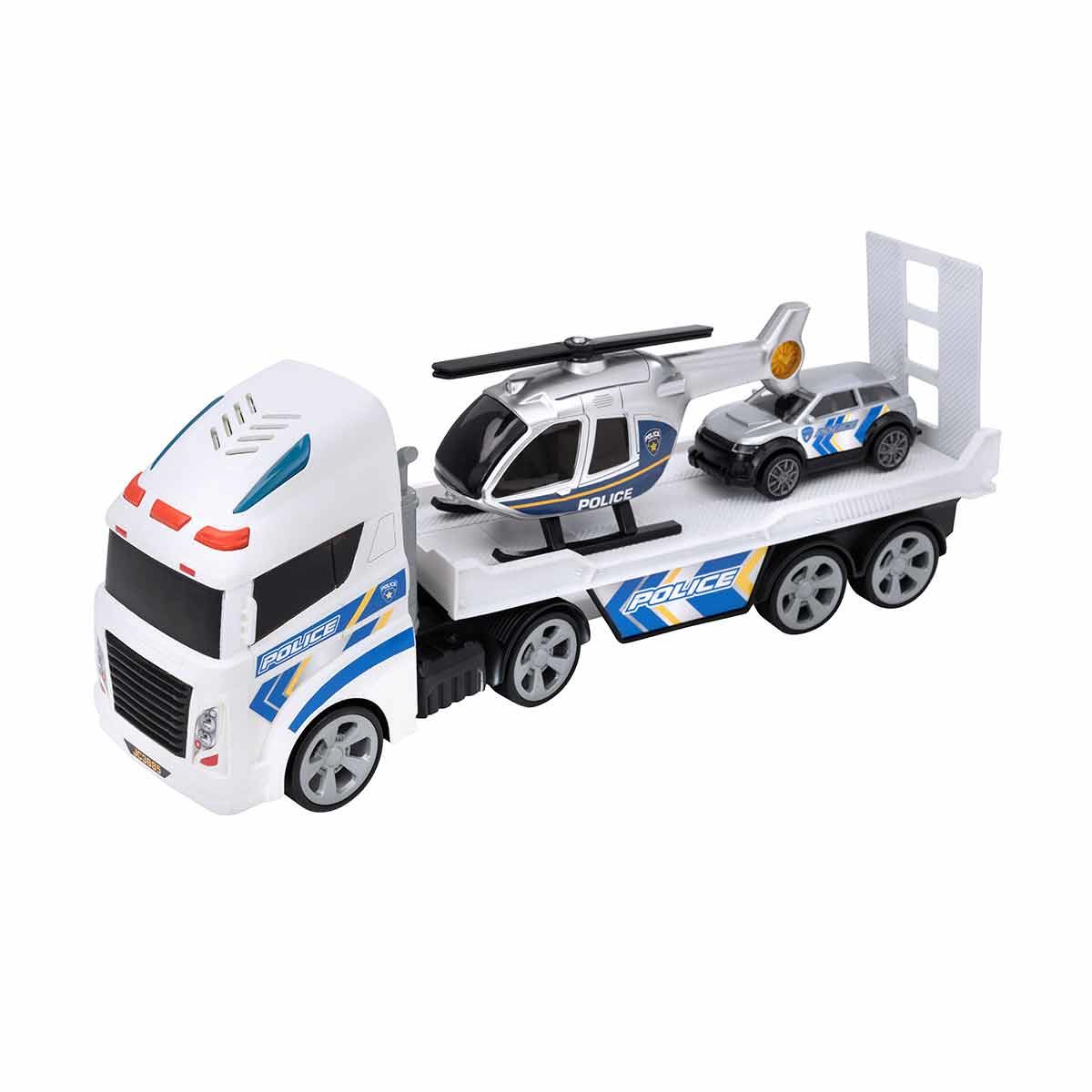 Teamsterz Mighty Machines Police Transporter Sesli ve Işıklı