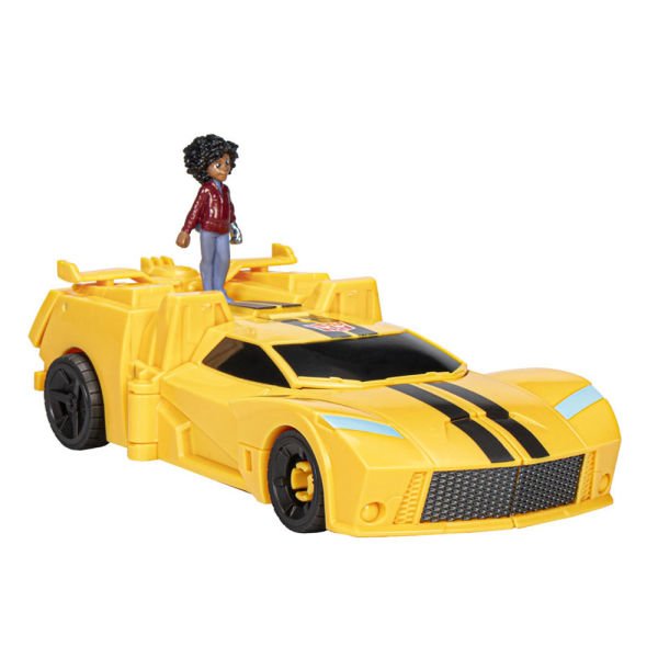 ﻿Transformers Earthspark Spinchanger Bumblebee