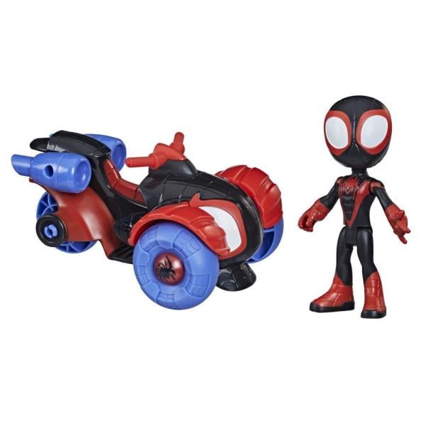 Spidey and His Amazing Friends Miles Morales Figür ve Örümcek Motor